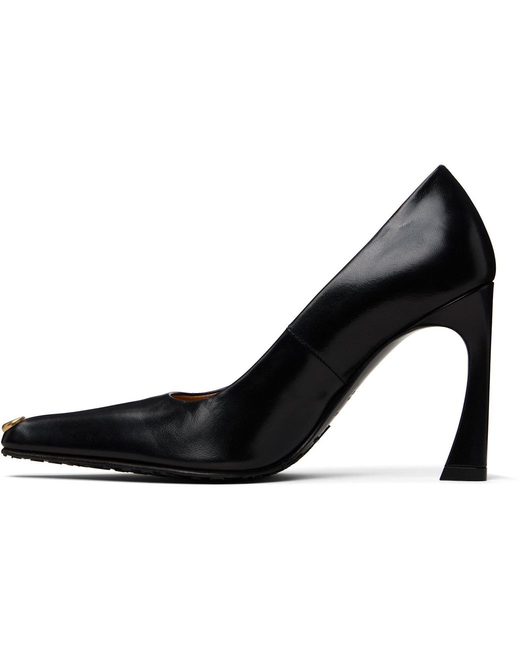 MARINE SERRE Black Pointed Toe Pumps