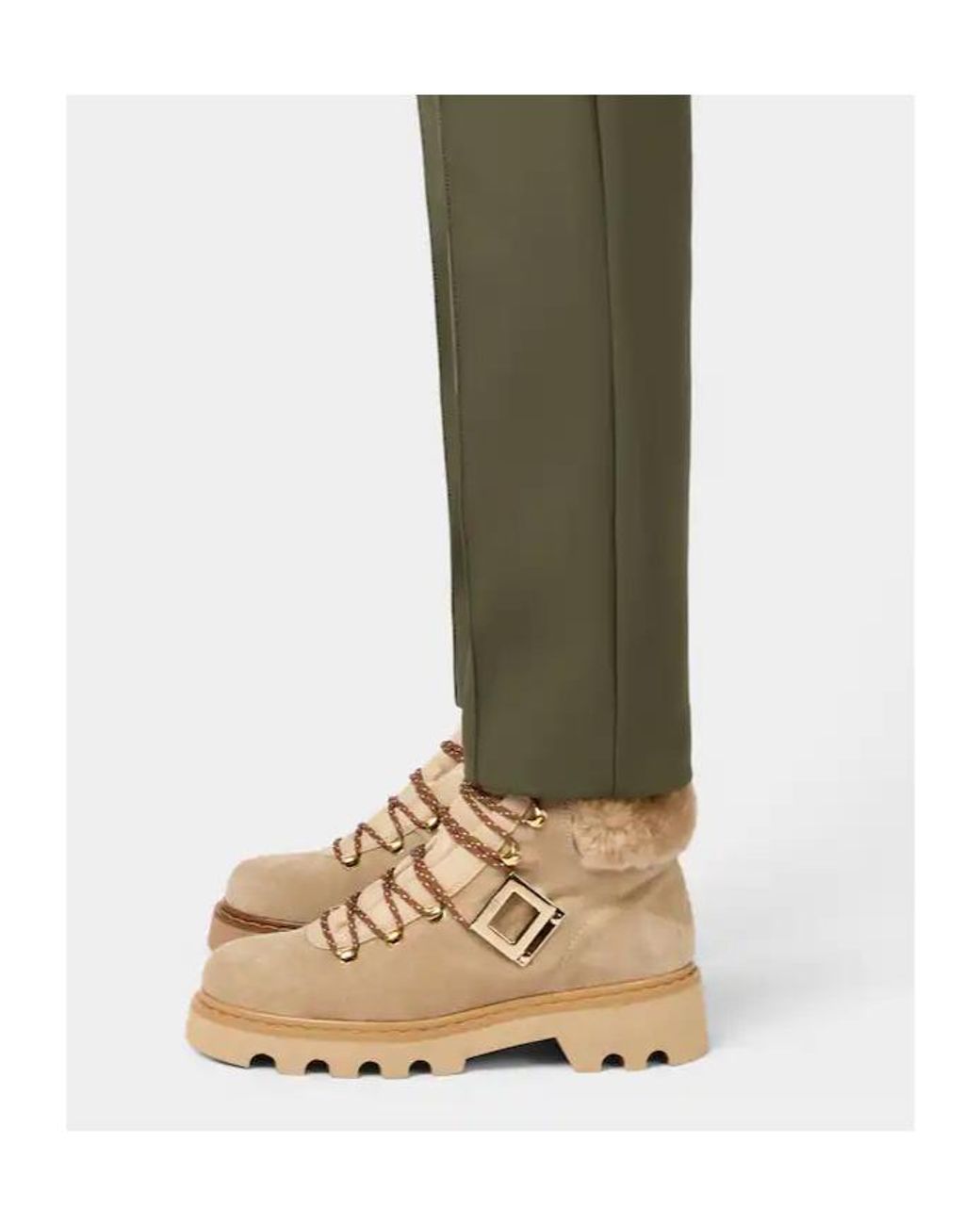 Roger Vivier Natural Viv' Rangers Truck Booties