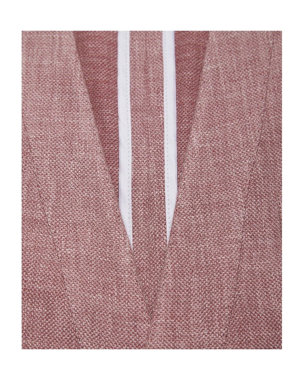 Brioni Pink Linen, Wool And Silk Jardigan for men