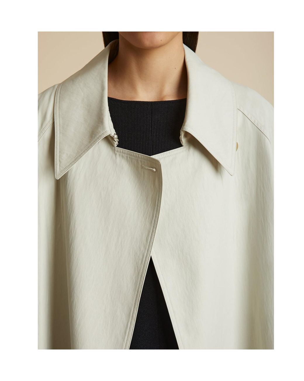 Khaite Natural The Minnie Belted Coat