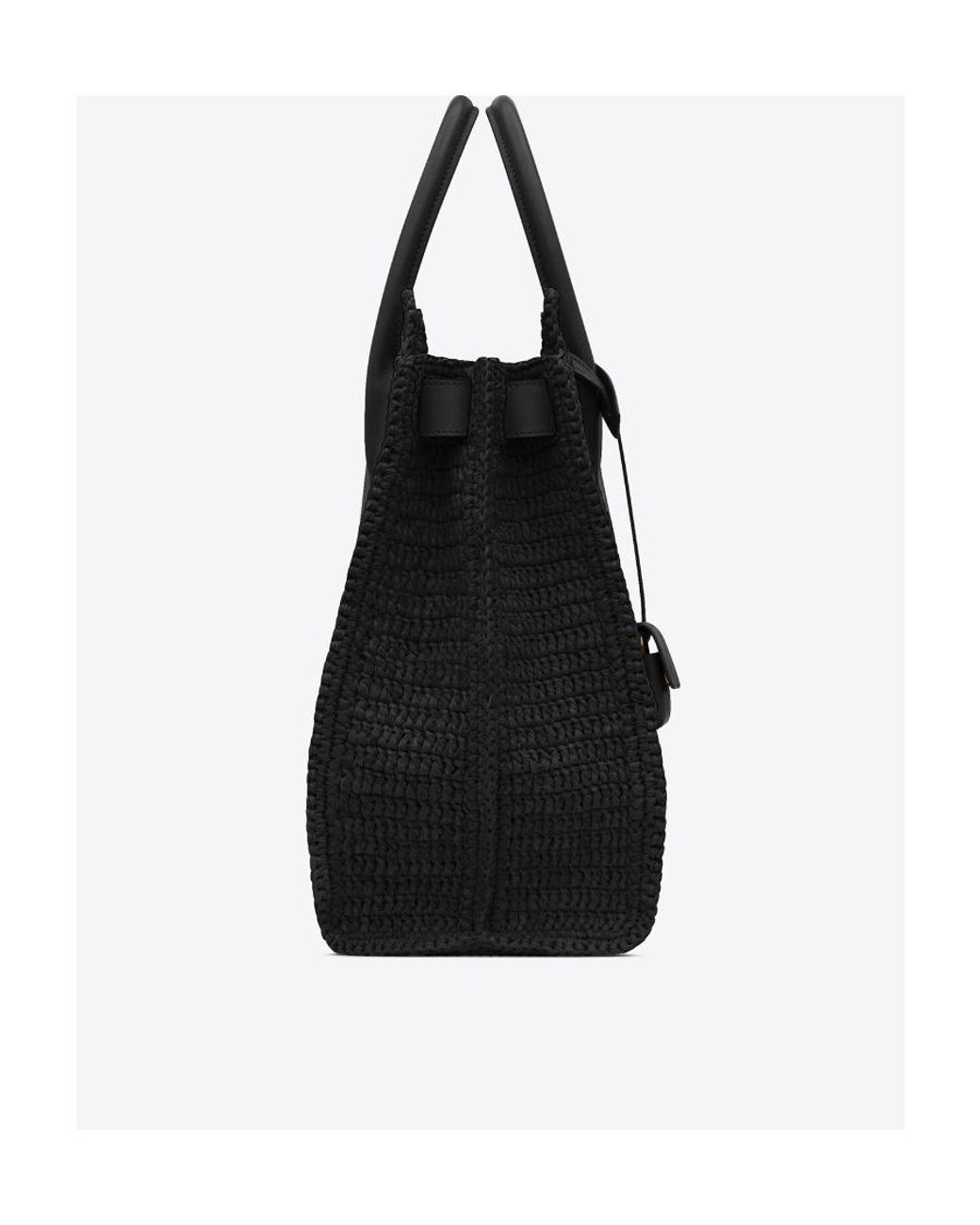 Saint Laurent Black Sac De Jour Medium Tote Bag
