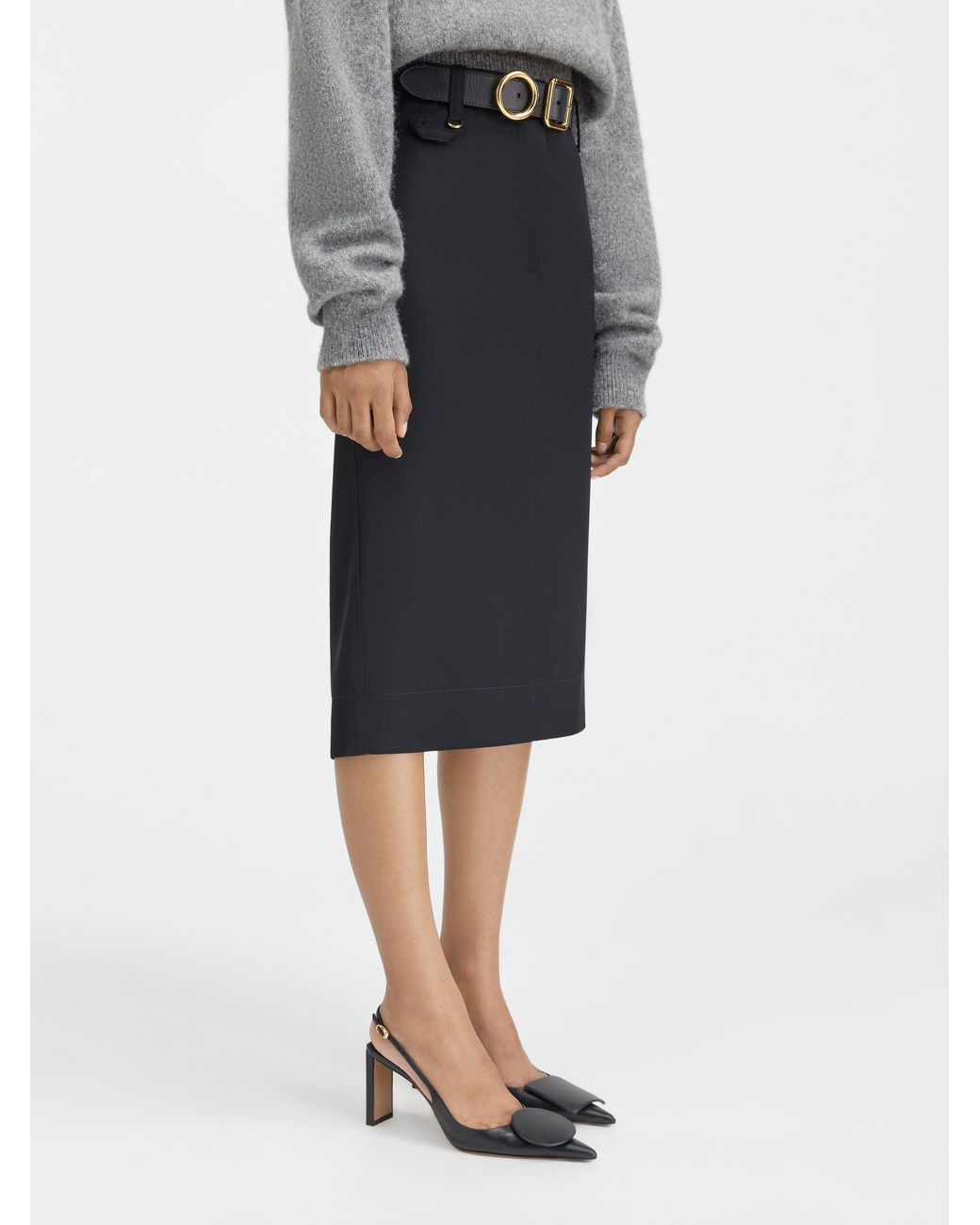 Jacquemus Black Pencil Skirt