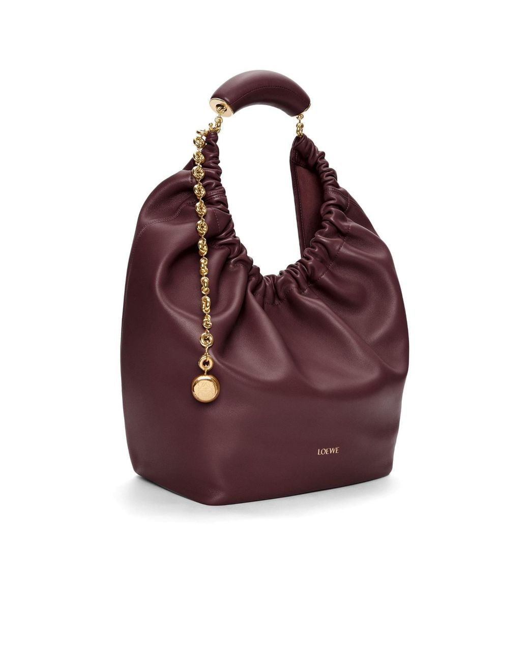 Loewe Purple Medium Squeeze Bag