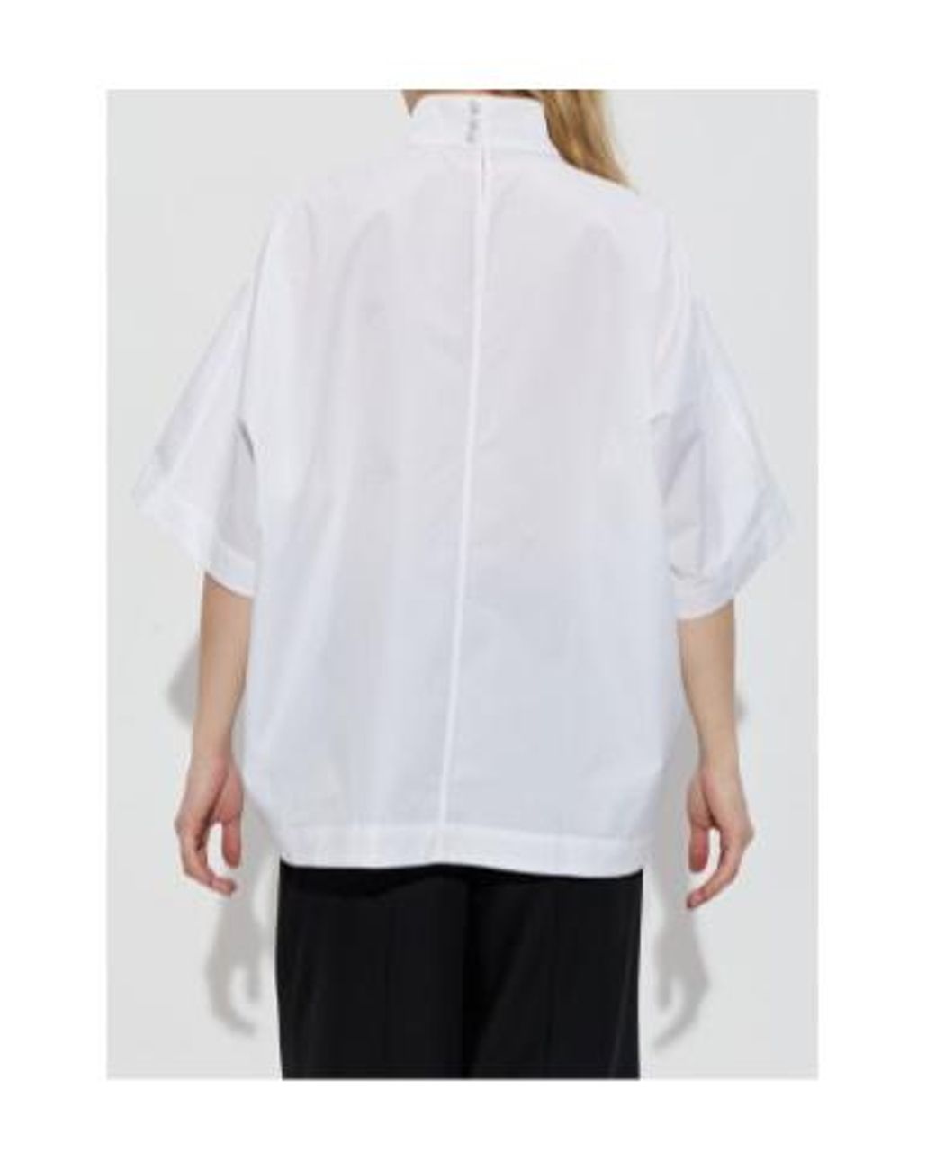 AMI White High Neck T-Shirt