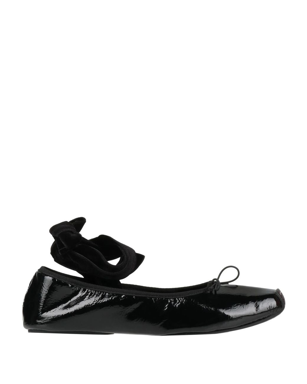 Tory Burch Black Ballet Flats Leather