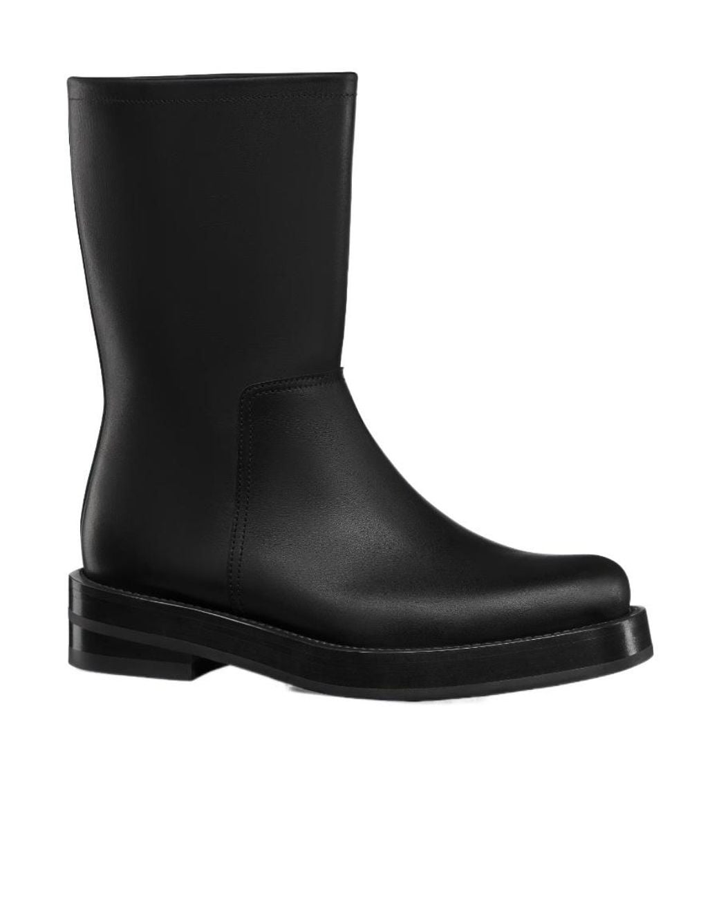 Dior Black Homme Carlo Square Toe Boots for men