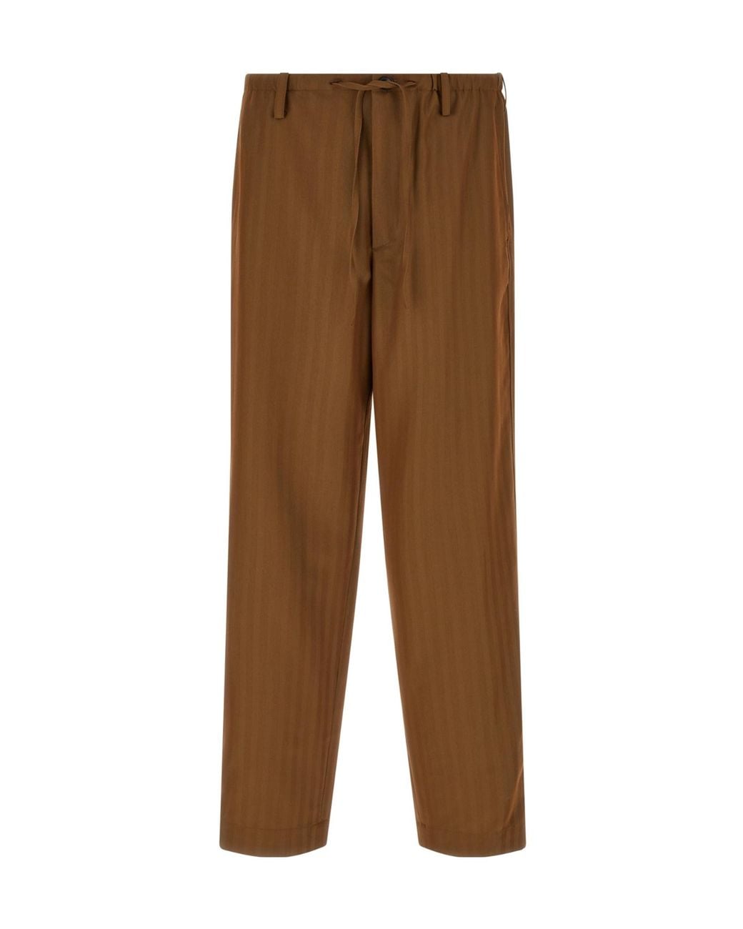 Dries Van Noten Brown Penny Long Pants for men