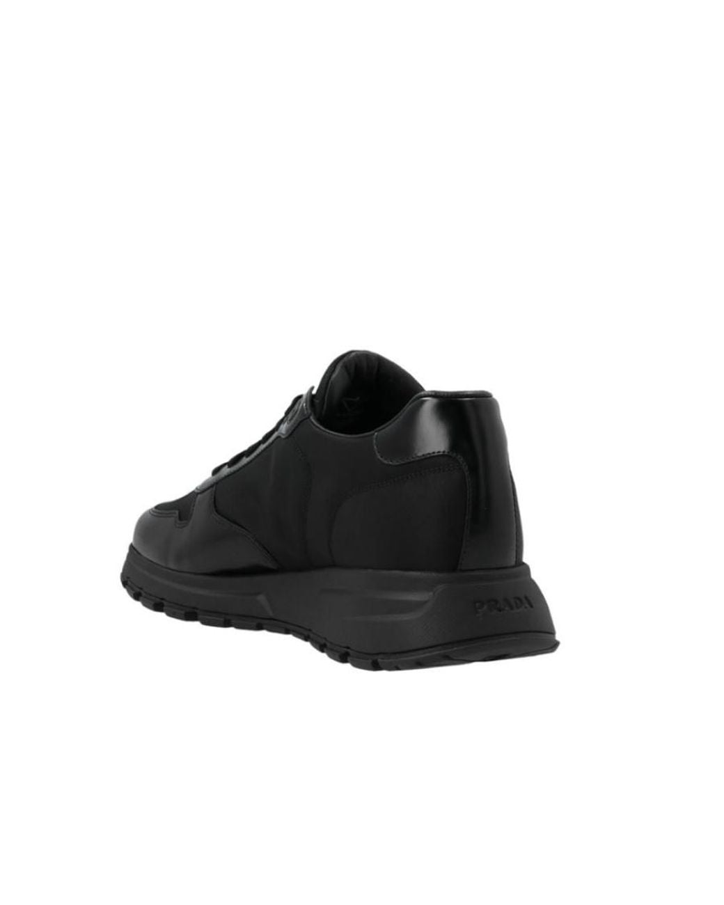 Prada Black Prax 01 Low-Top Sneakers for men