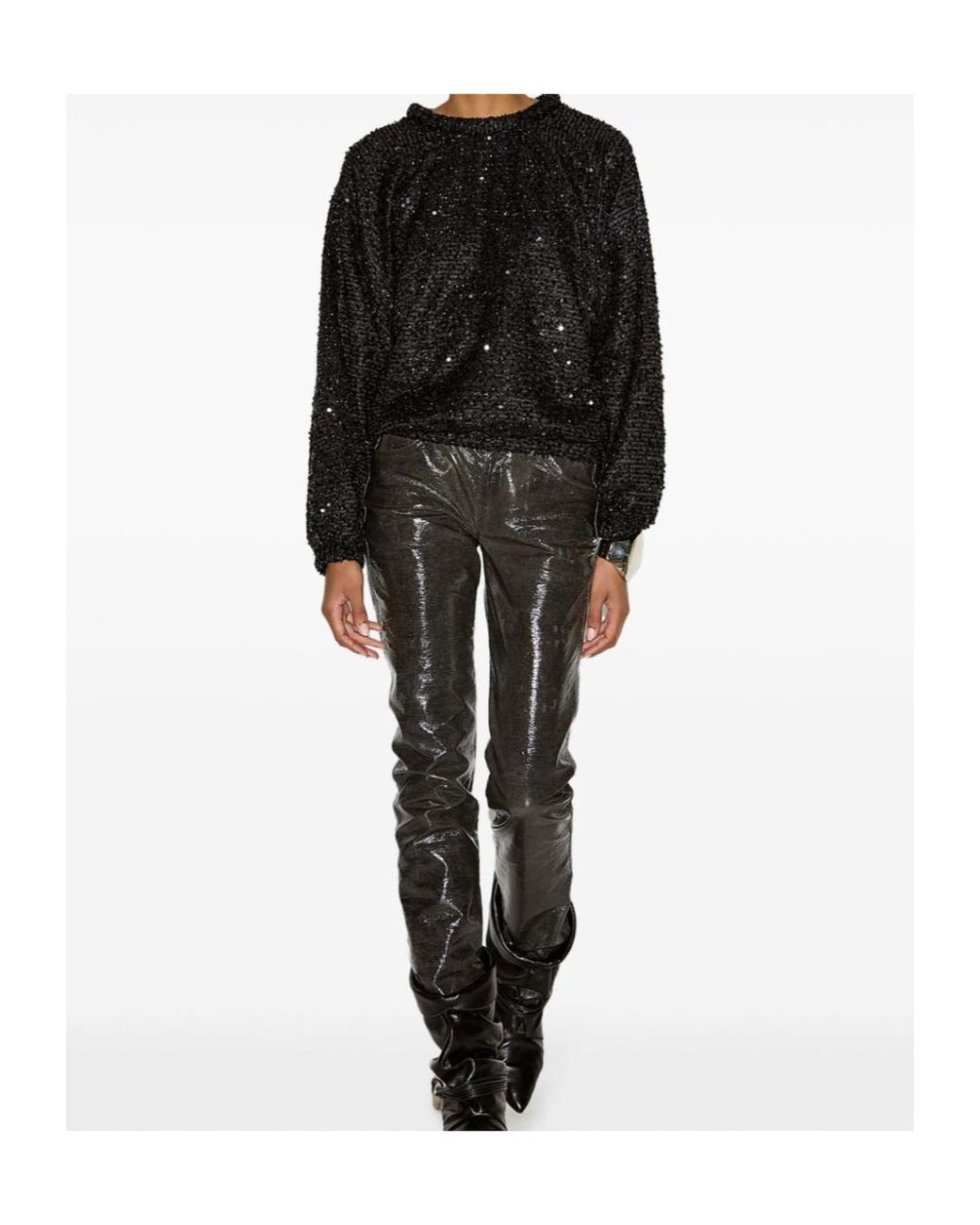 Isabel Marant Black Dabia Top