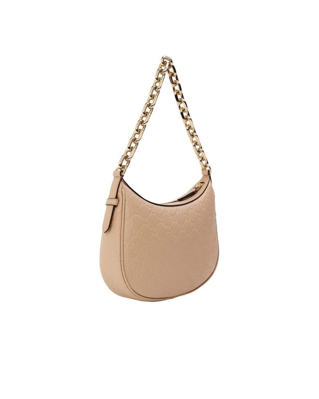 Gucci Natural Leather Hobo Bag