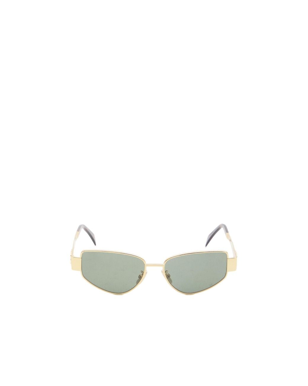 Céline White Triomphe Metal 04 Sunglasses