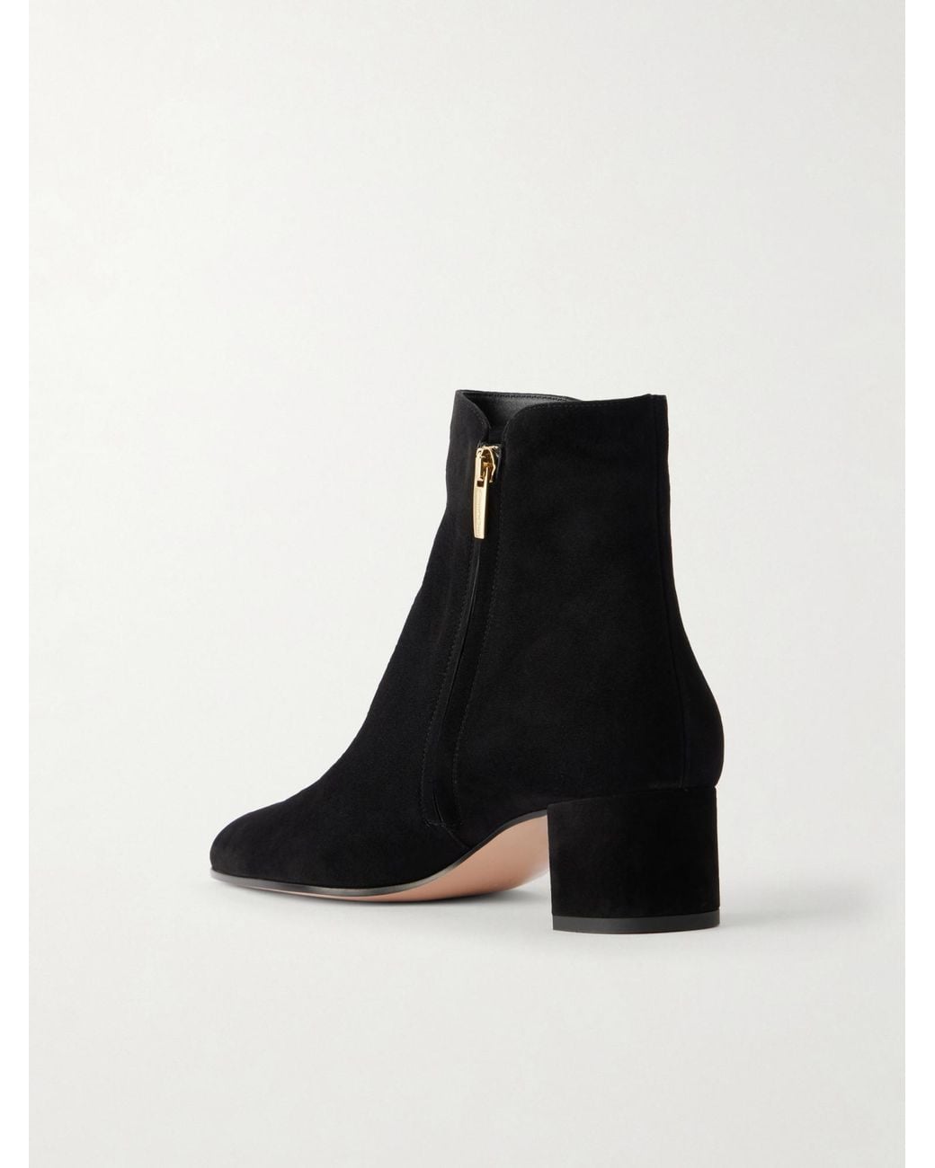Gianvito Rossi Black Suede Ankle Boots