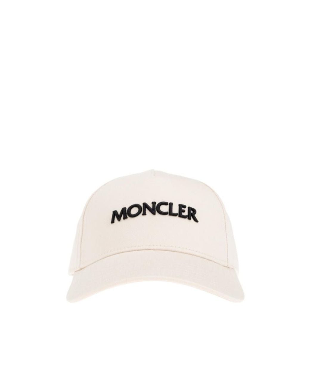 Moncler Natural Logo Embroidered Baseball Cap for men