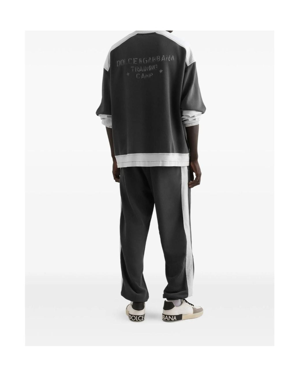 Dolce & Gabbana Black Dg84 Logo Joggers for men
