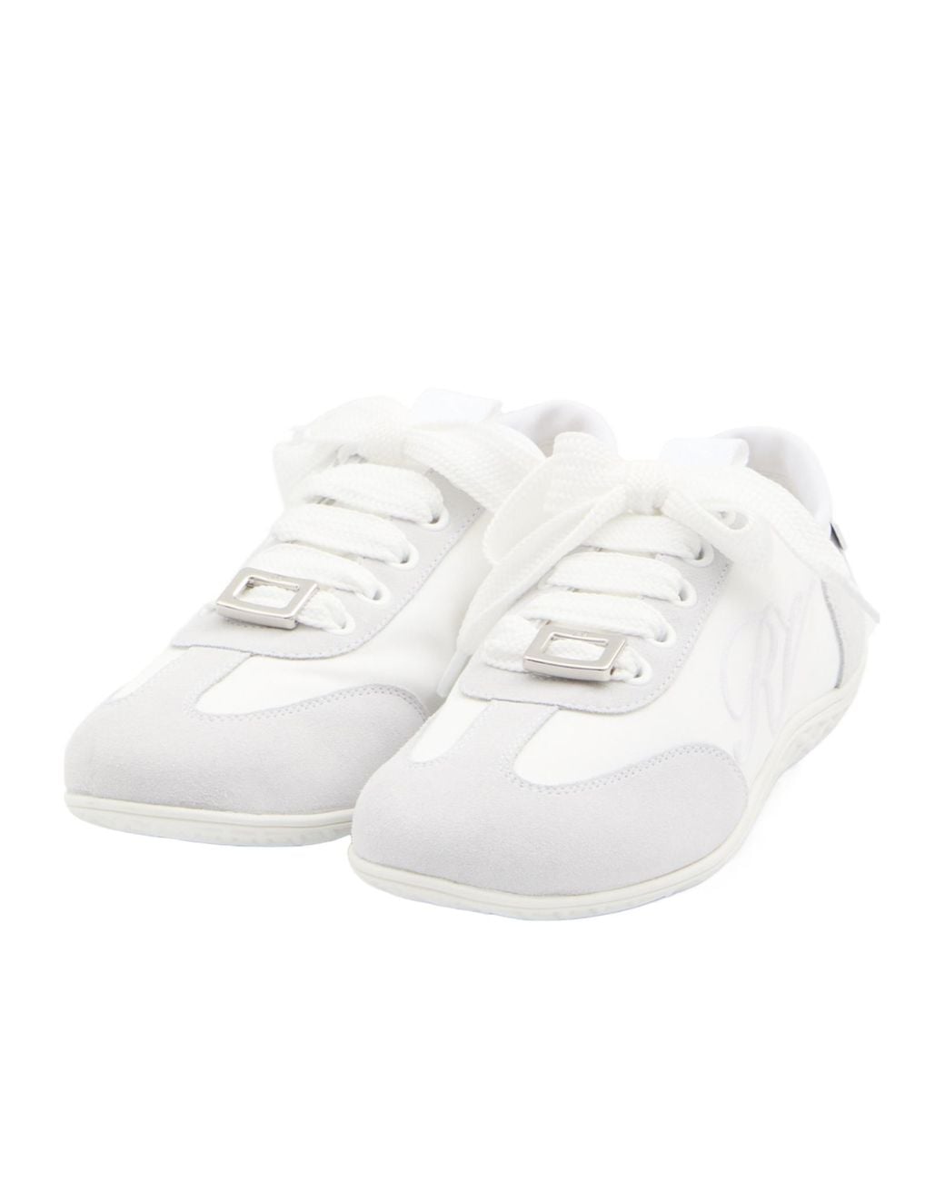 Roger Vivier White Viv Low Sneakers