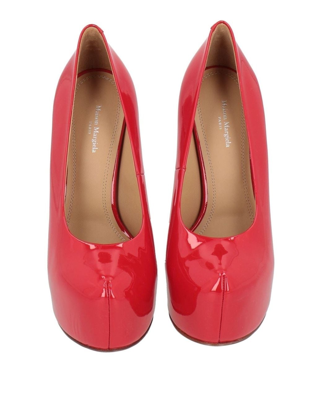 Maison Margiela Red Patent Leather High Heels