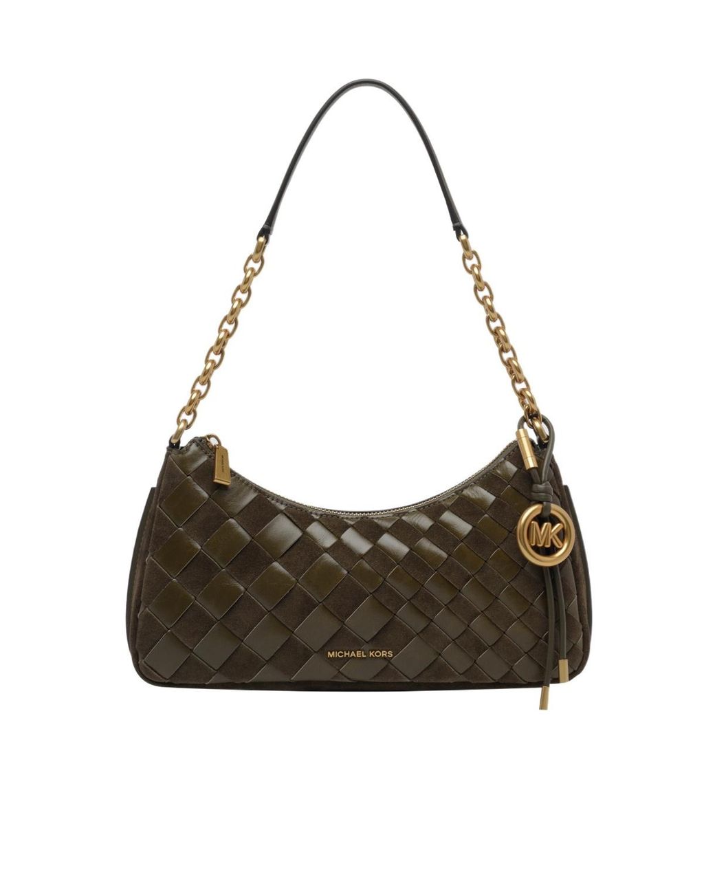 Michael Kors Gray Michael Loden Shoulder Bag