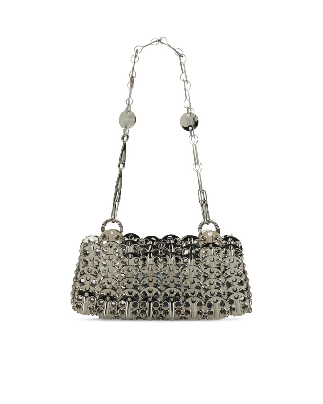 Rabanne White Rabanne Chainmail Shoulder Bag