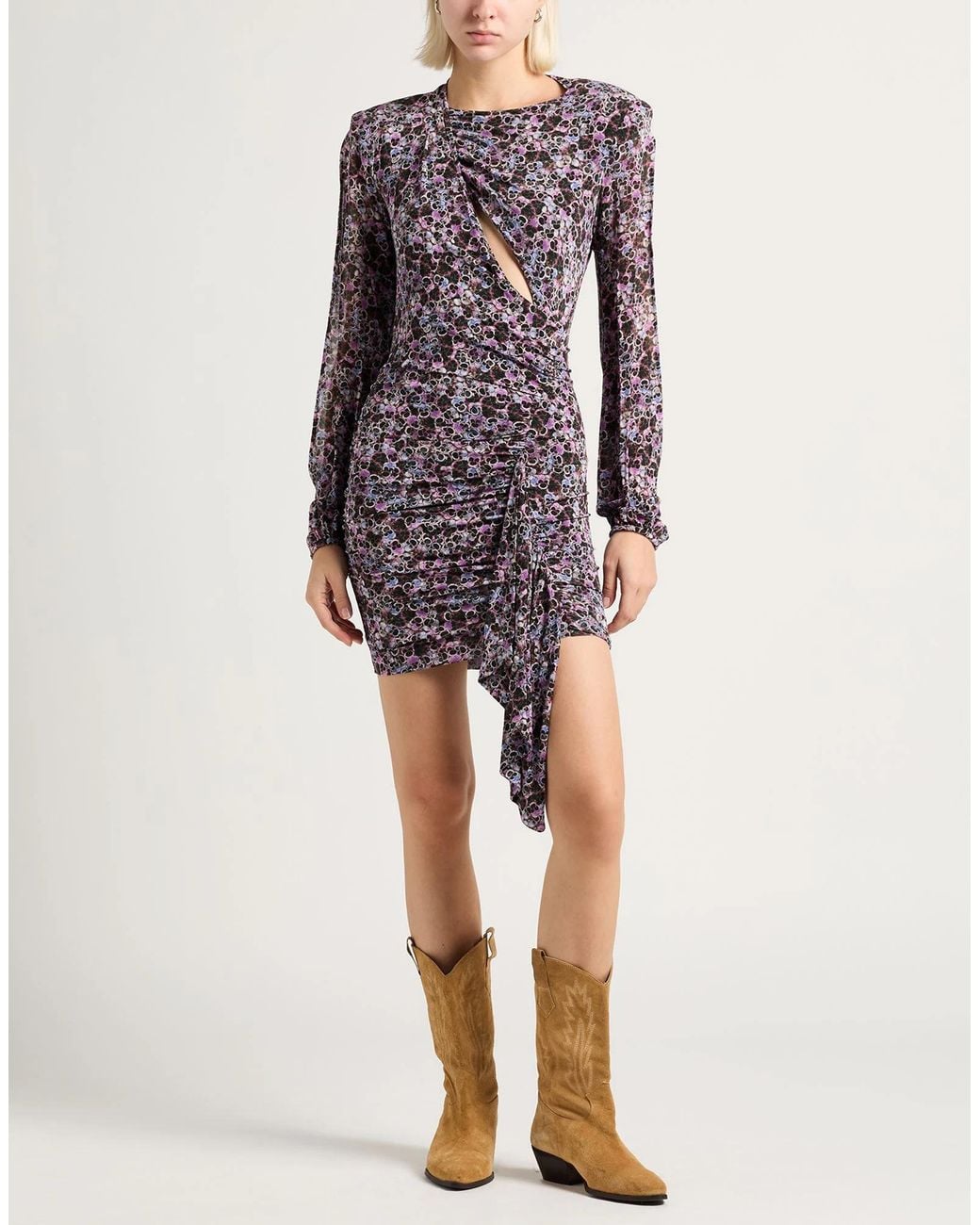 Isabel Marant Purple Short Dresses