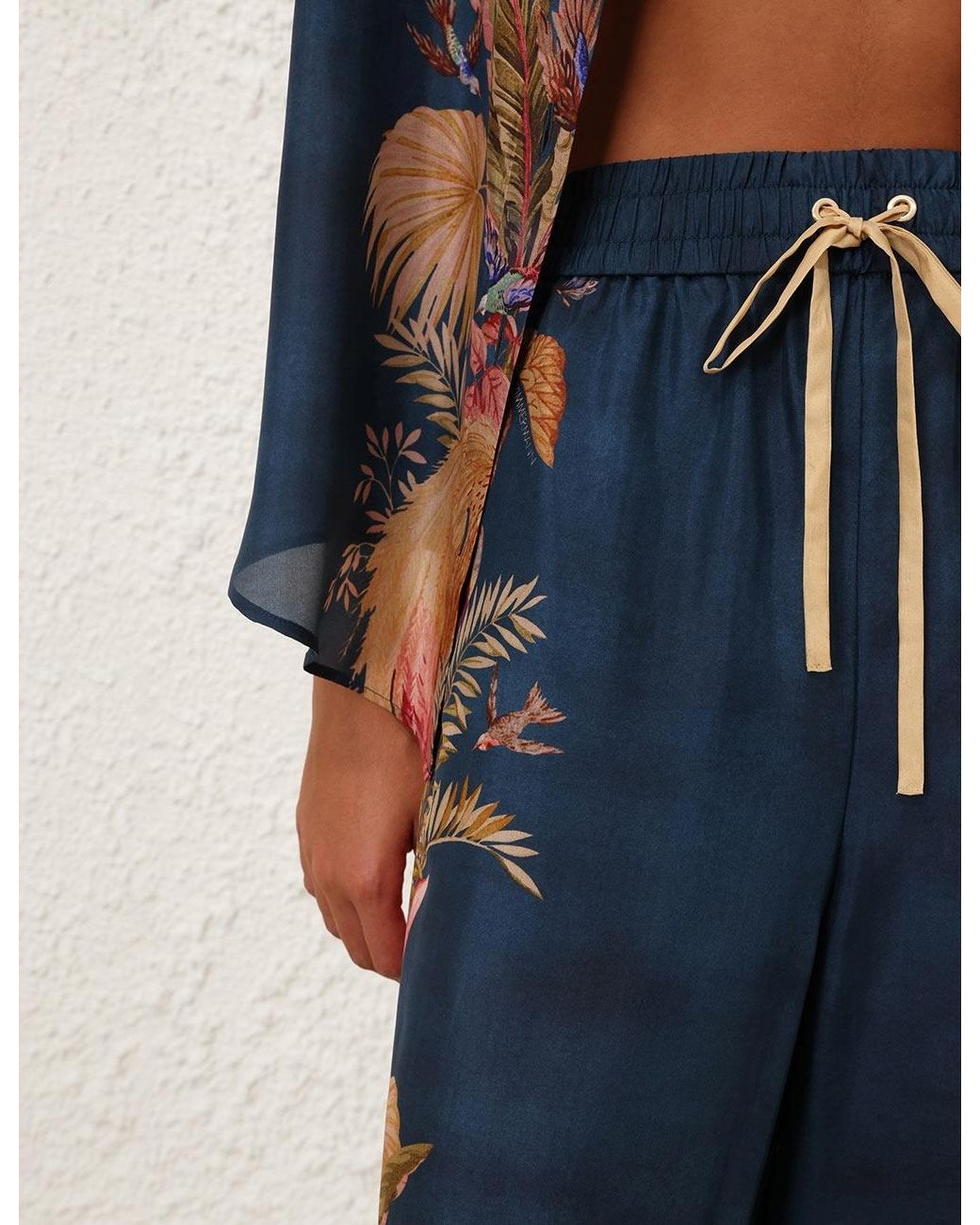 Zimmermann Blue Ascension Relaxed Pant
