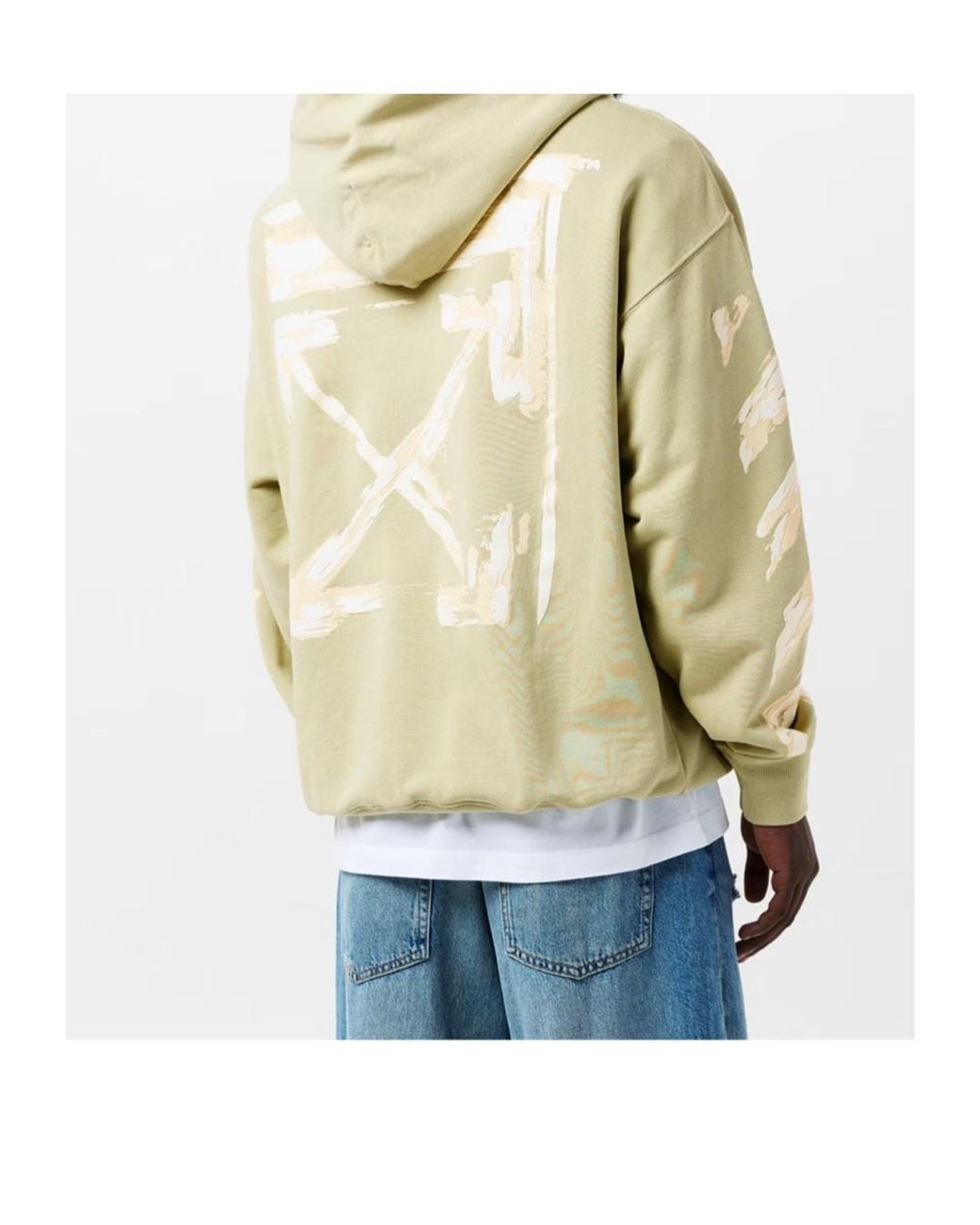 Off-White c/o Virgil Abloh Multicolor Ink Arrow Over-The-Head Hoodie for men