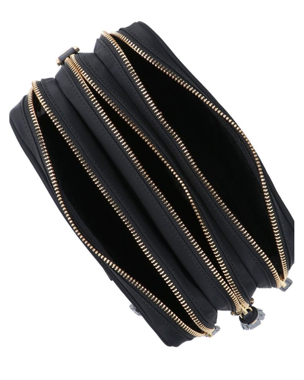 Anya Hindmarch Black Triple Zip Cross-Body Bag