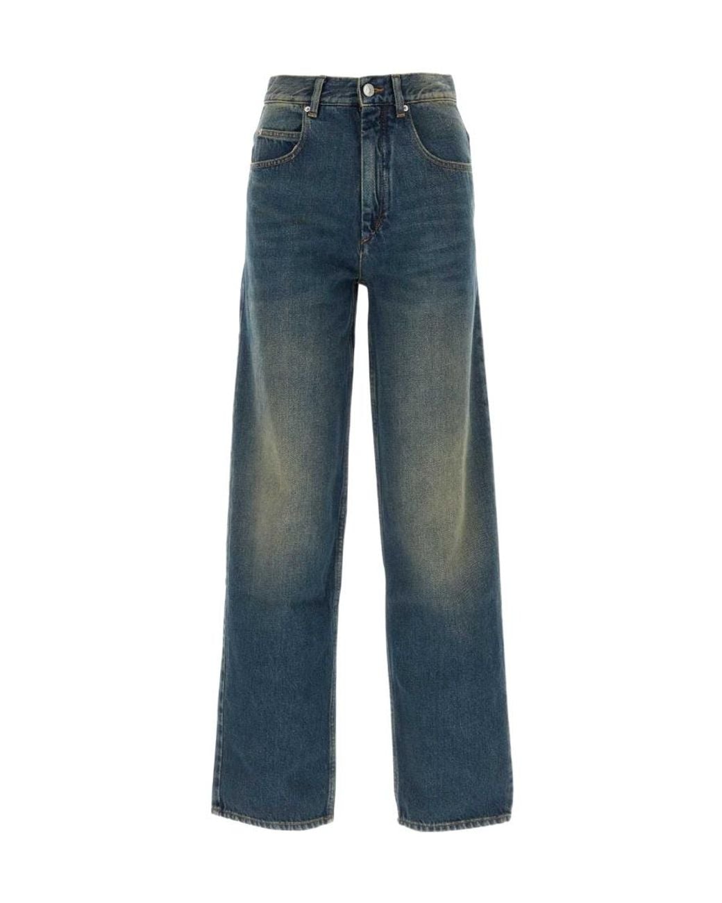 Isabel Marant Blue Joanny Mid-Rise Jeans