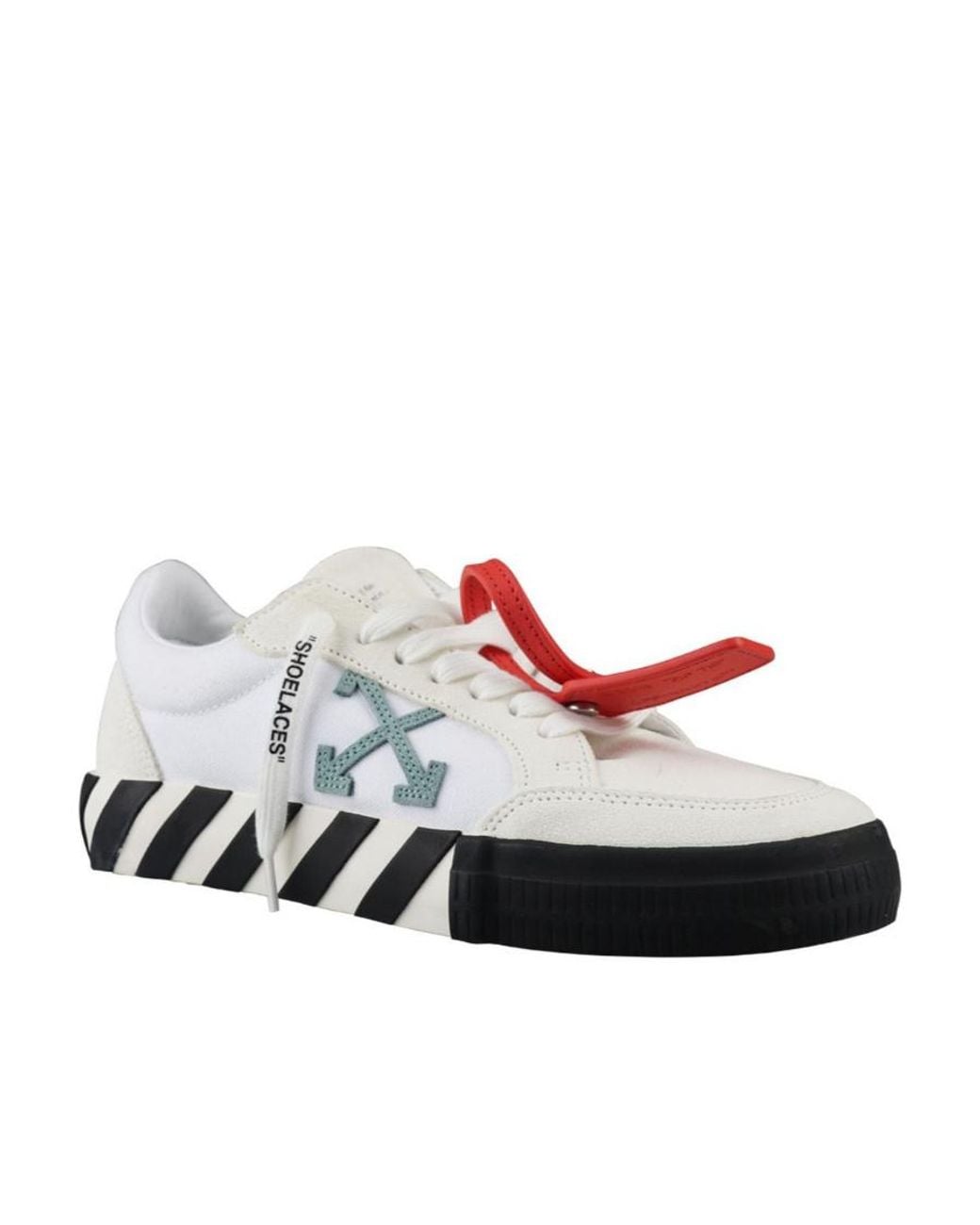 Off-White c/o Virgil Abloh White Vulcanized Low-Top Sneakers for men