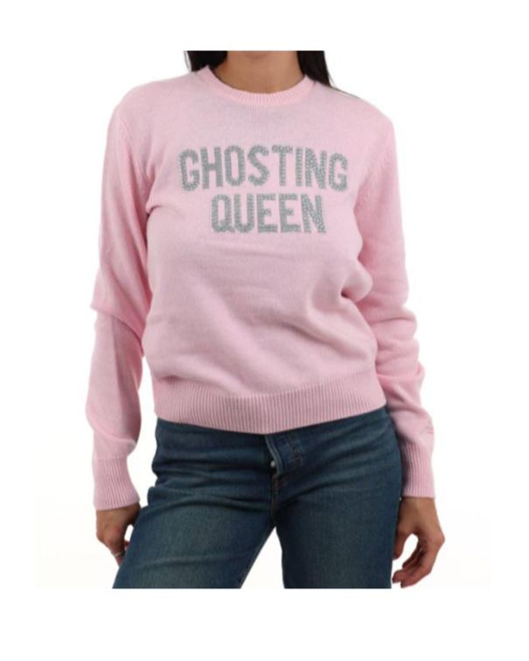 Mc2 Saint Barth Pink Ghosting Queen Knitted Sweater