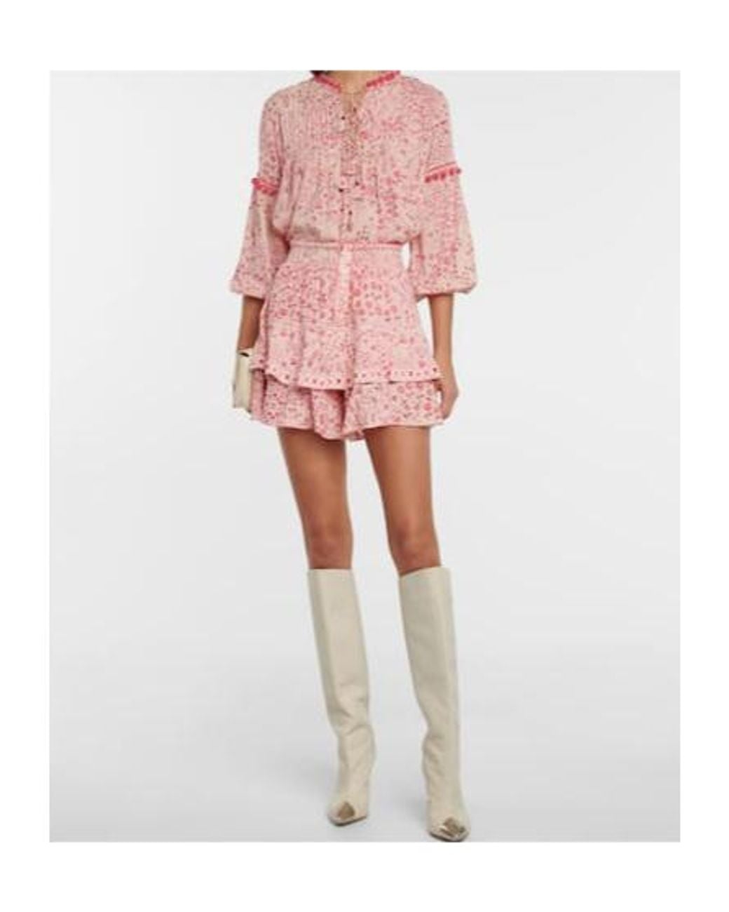 Poupette Pink Clara Floral Blouse