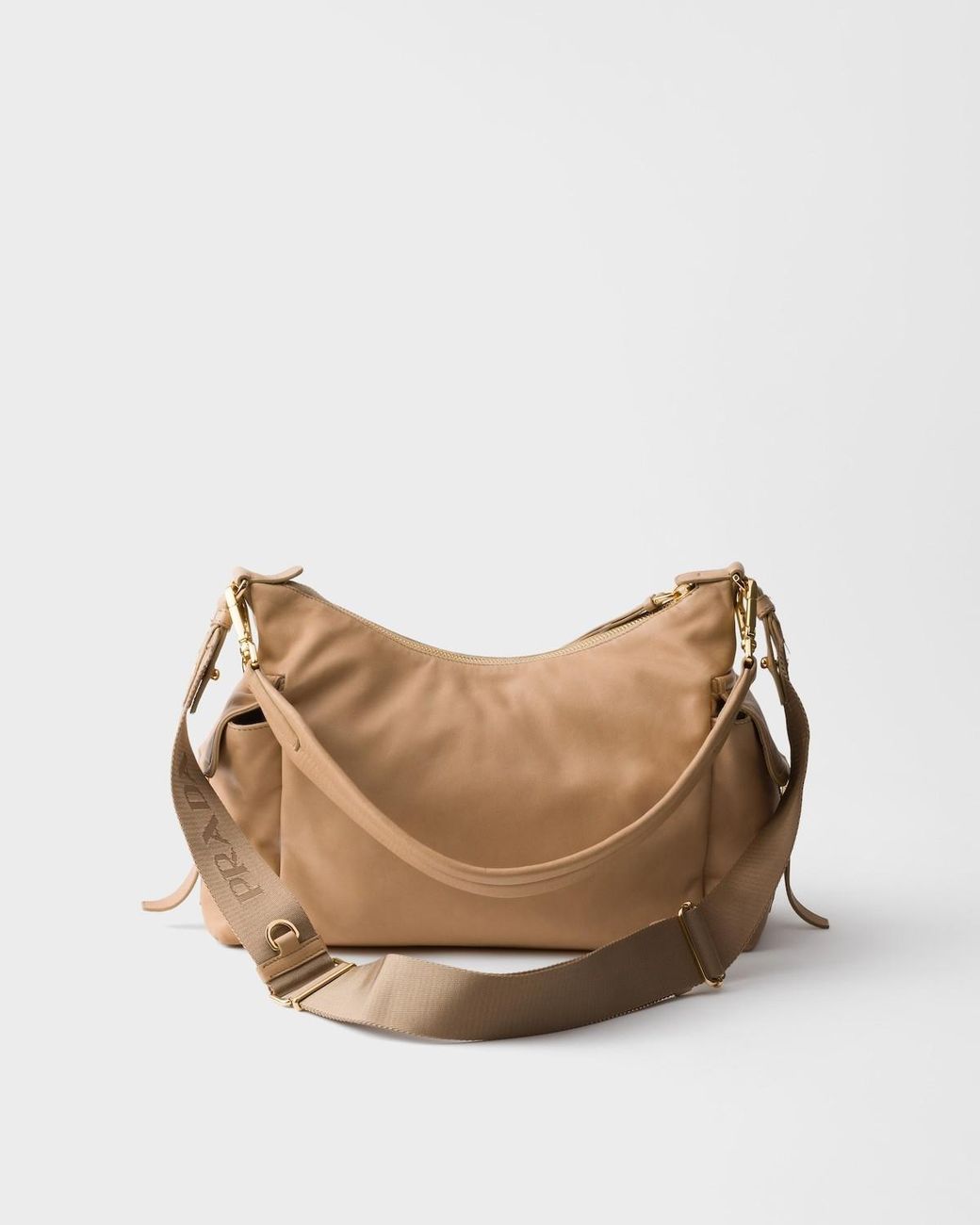 Prada Natural Explore Large Nappa Leather Bag