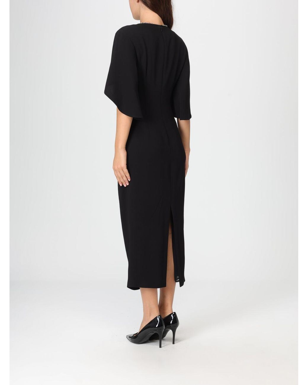 Pinko Black Embellished Details Dress