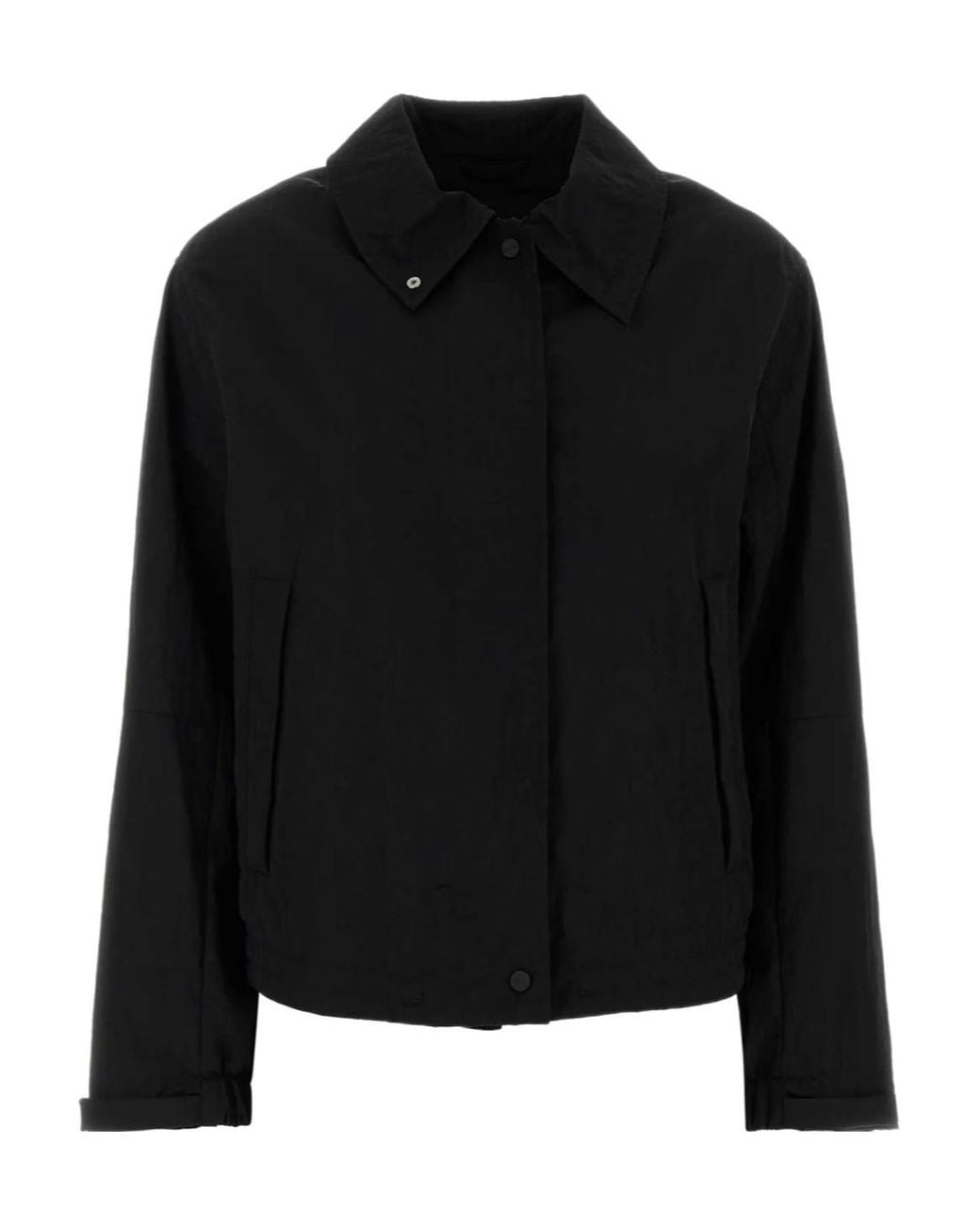 Herno Black Laminar Classic Long Sleeved Jacket