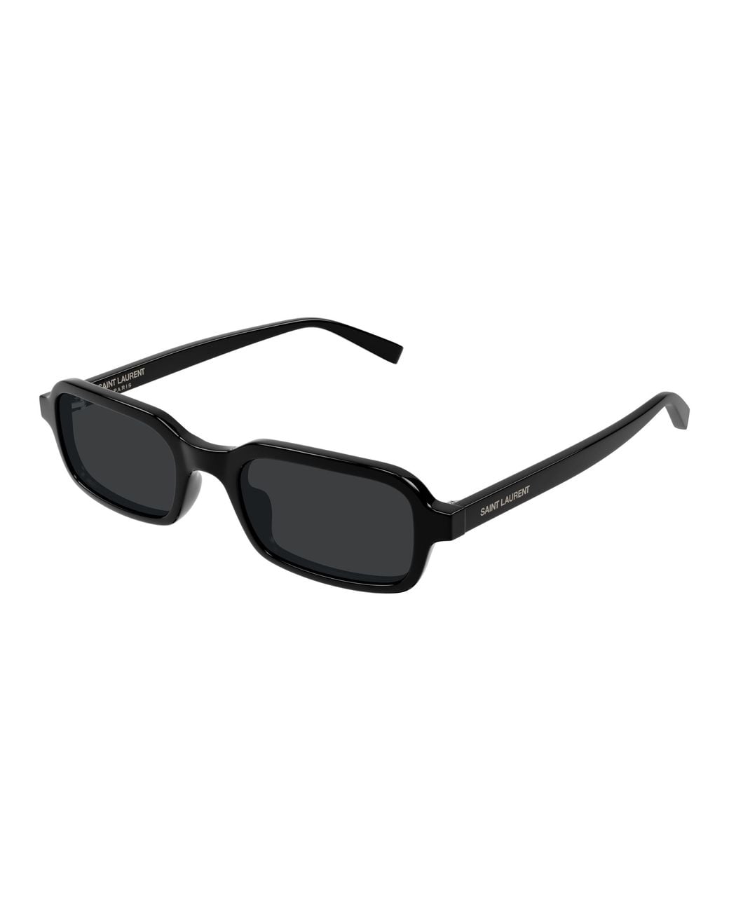 Saint Laurent Green Eyewear Rectangle Frame Sunglasses