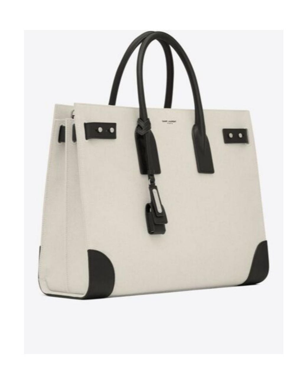 Saint Laurent Natural Sac De Jour Thin Large Tote Bag for men