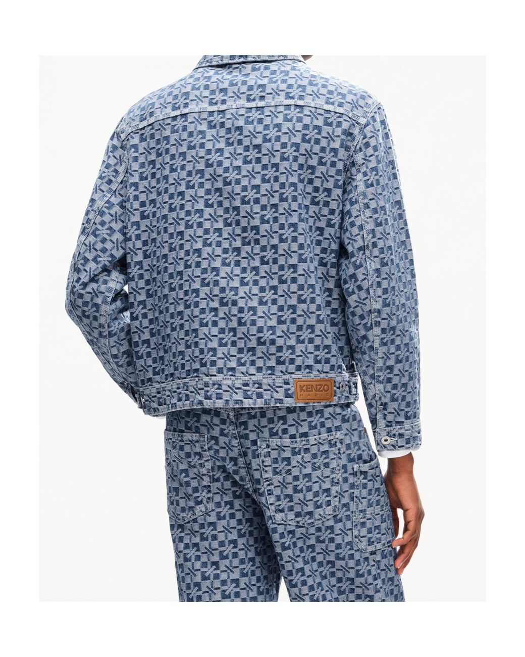 KENZO Blue 'Gram' Utility Jacket for men