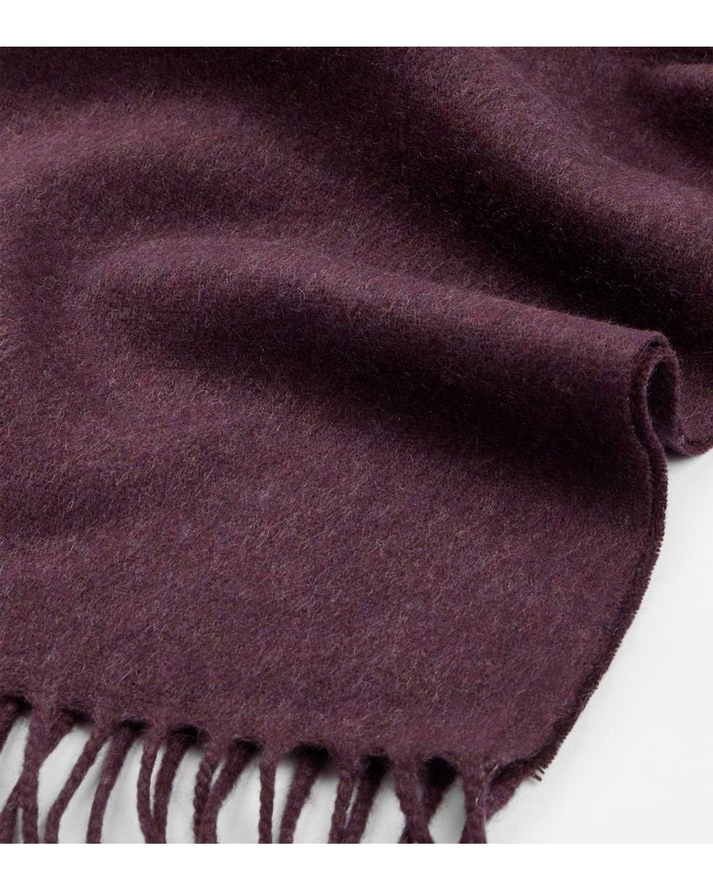 Tod's Purple Cashmere Scarf for men
