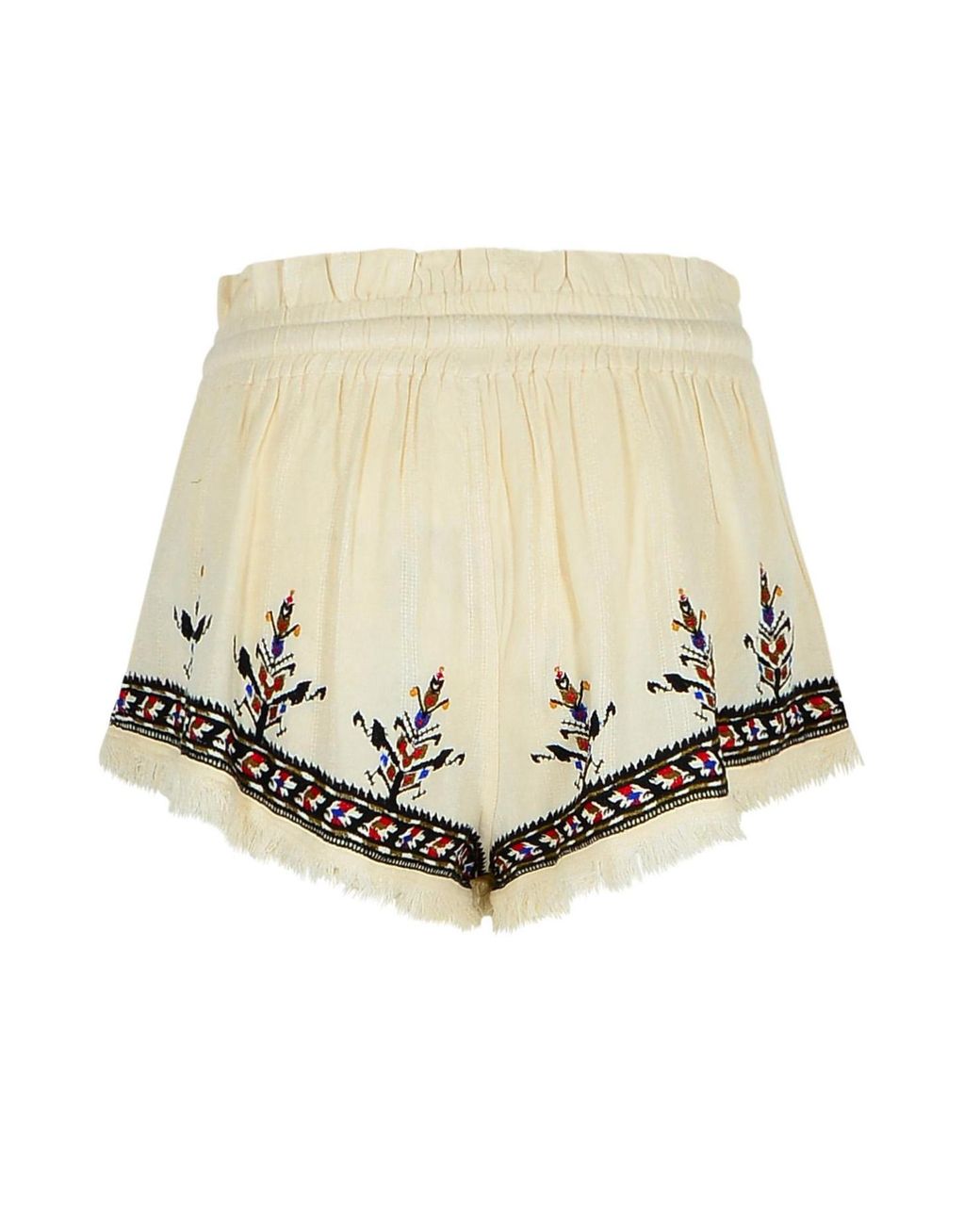 Isabel Marant Natural 'Kriss' Viscose Shorts