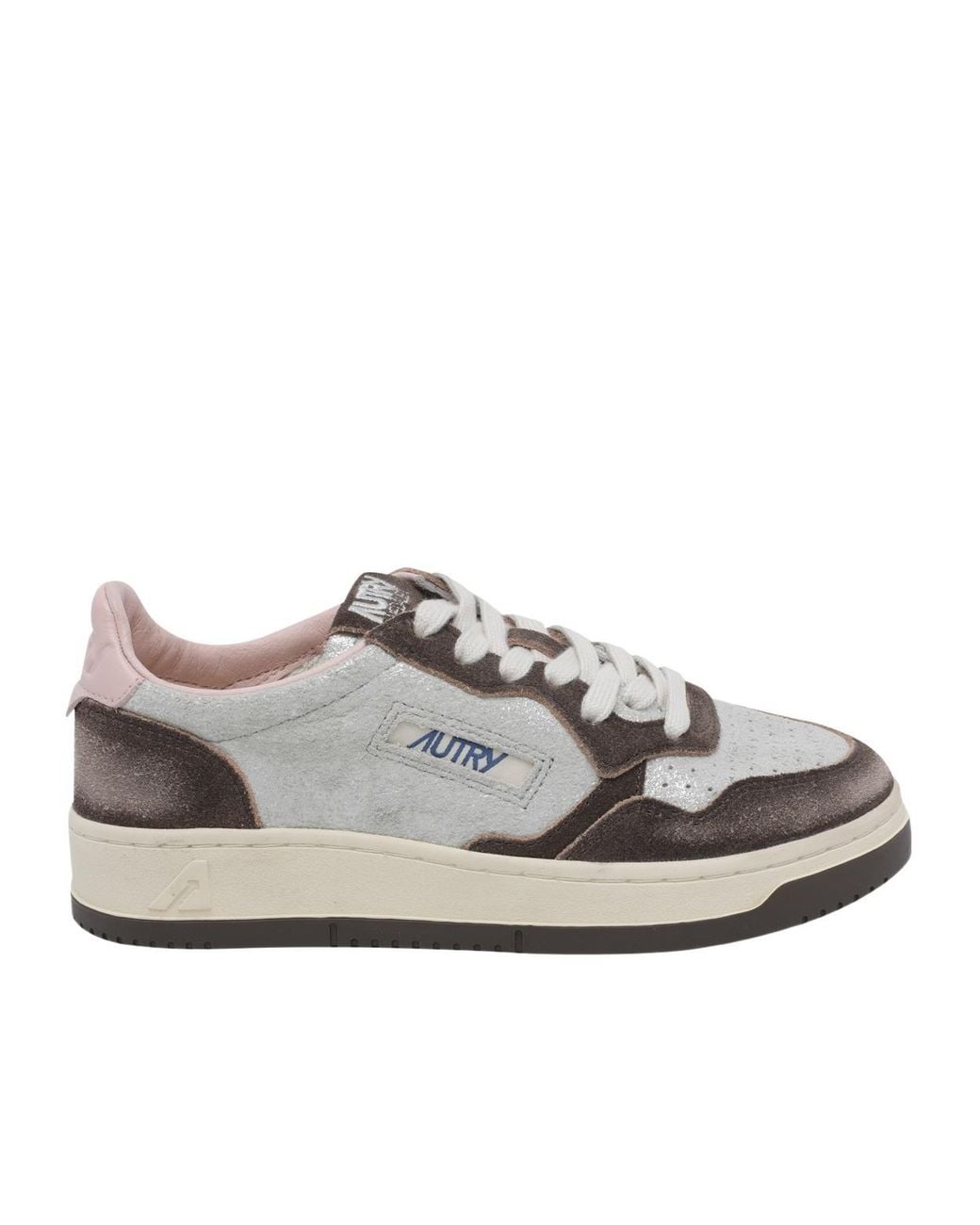 Autry Gray Medalist Low Sneakers