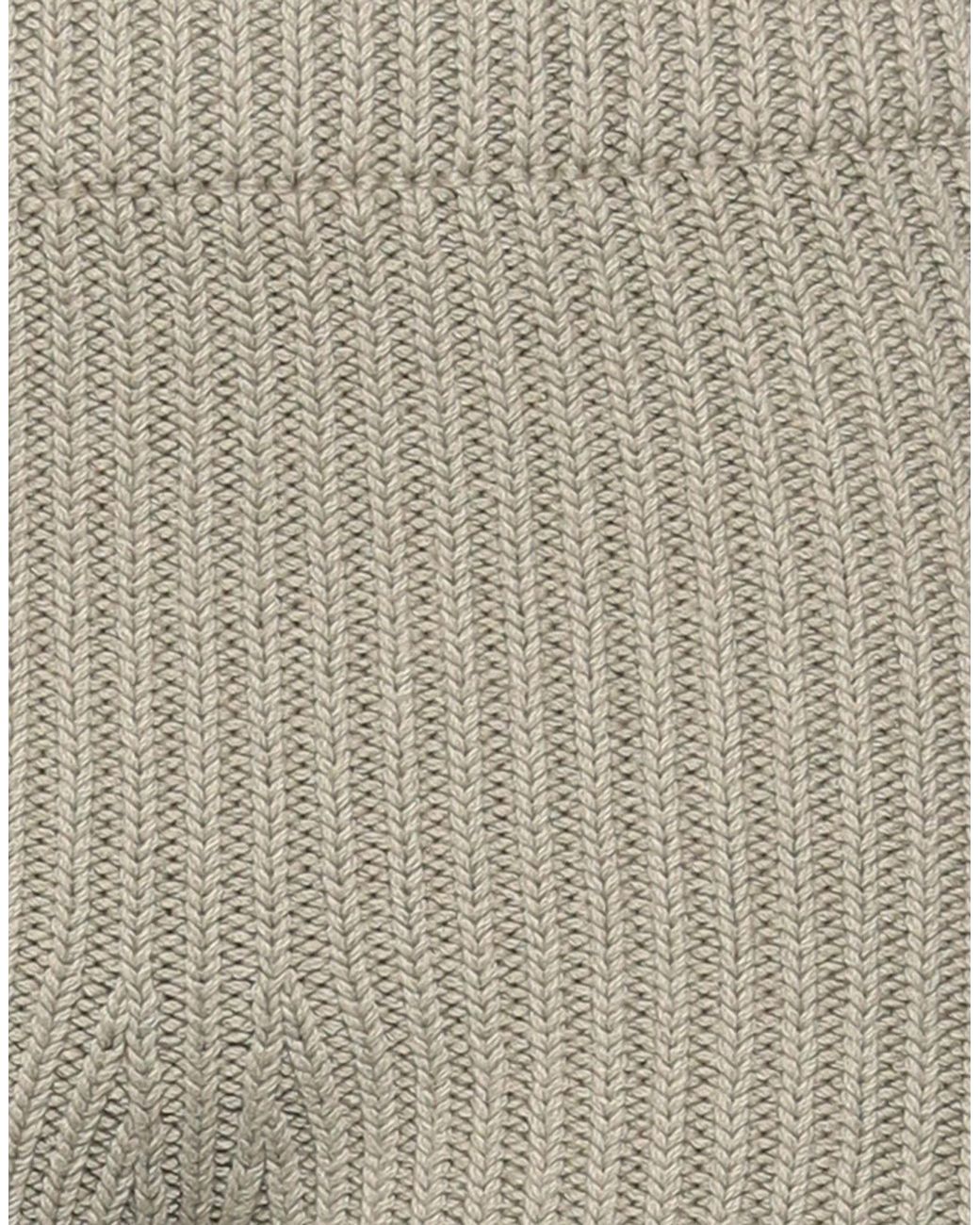 Max Mara Gray Minimalist Solid Color Knit Shorts
