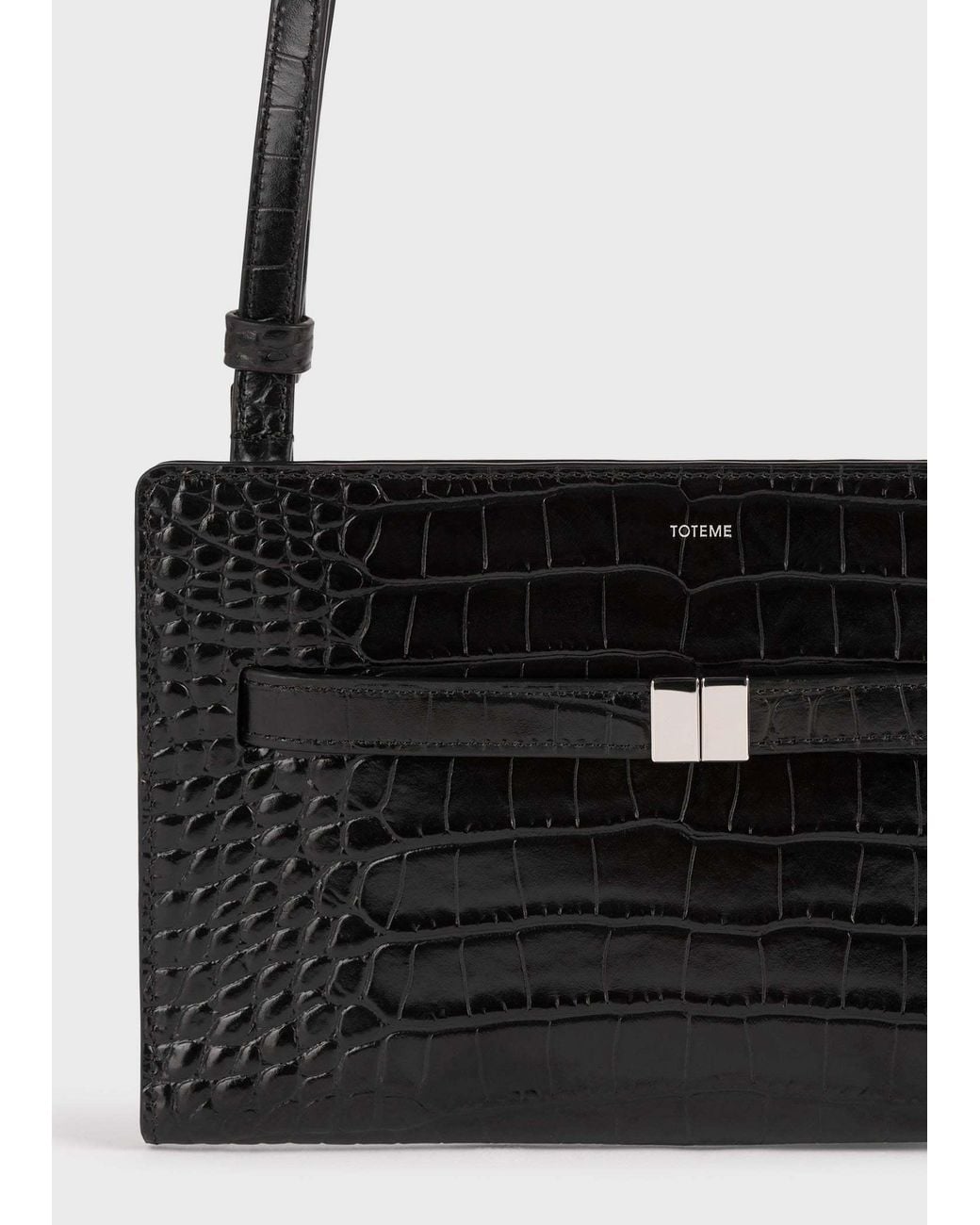 Totême Black Totême Belted Crossbody Bag