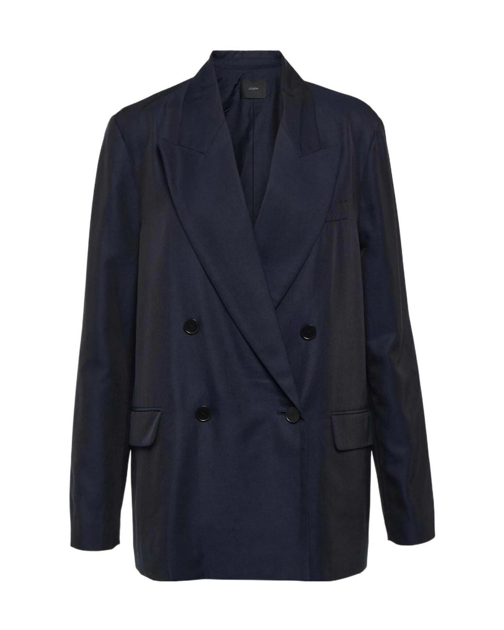 Joseph Blue Jaden Double-Breasted Blazer