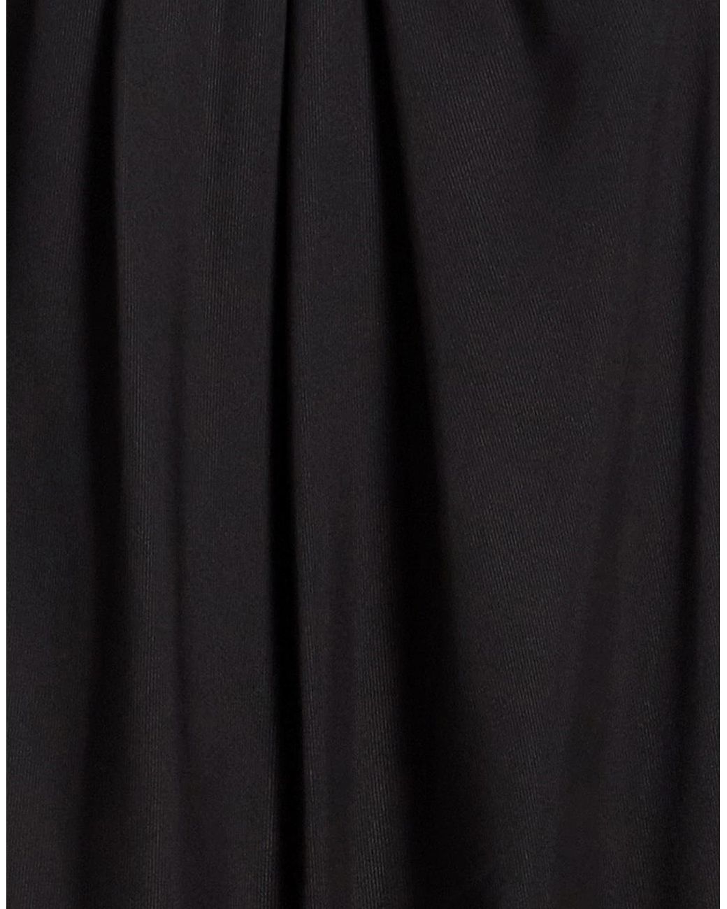Sportmax Black Solid Color Dress