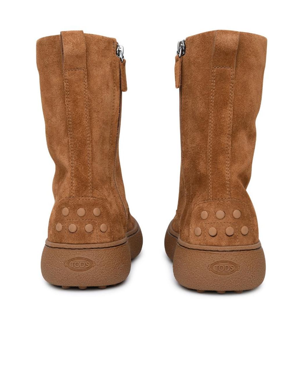 Tod's Brown W.G. Lace-Up Ankle Boots