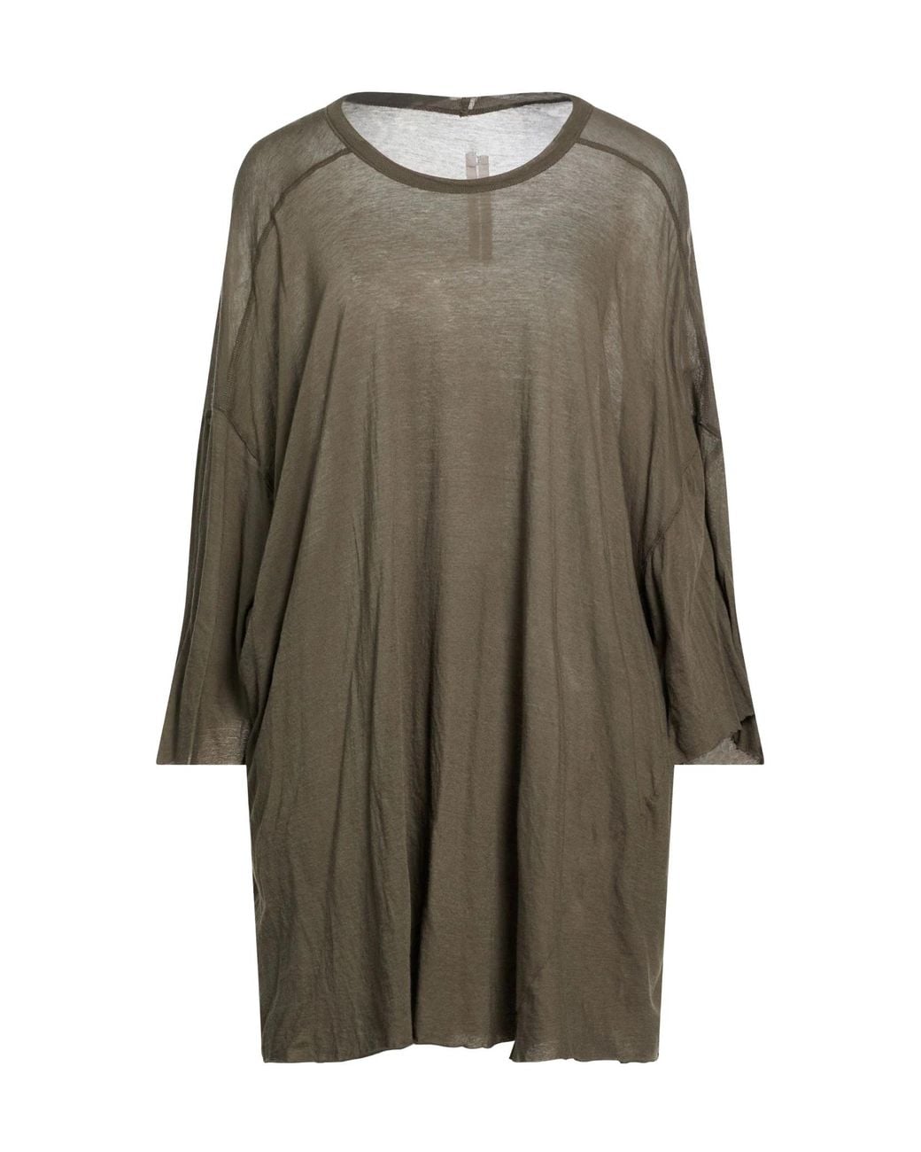 Rick Owens Green Oversized T-Shirts