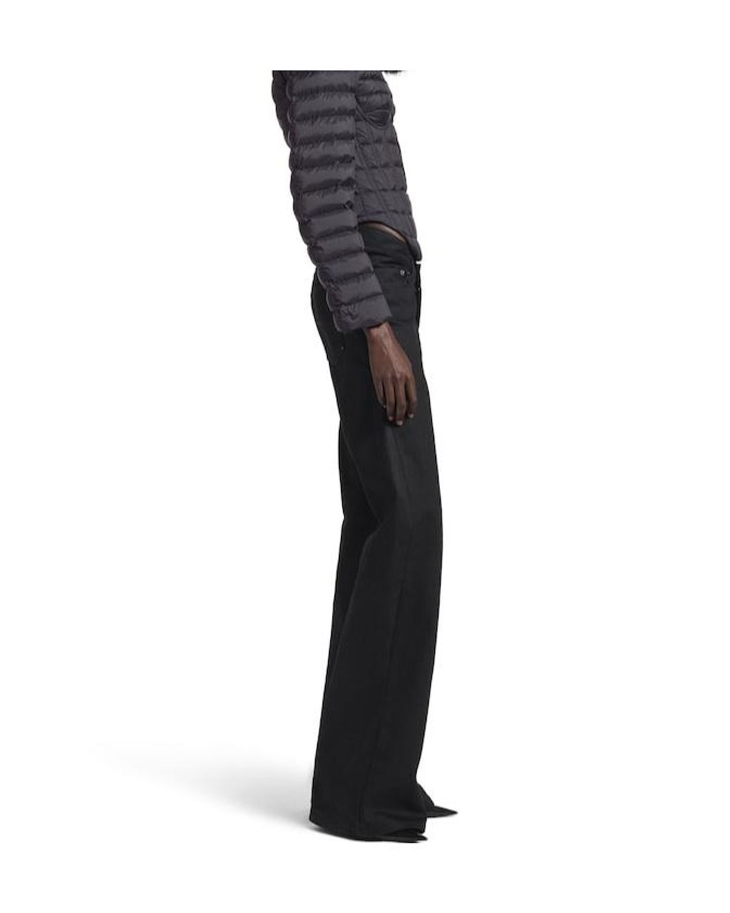 Balenciaga Black Flared-Leg Jeans