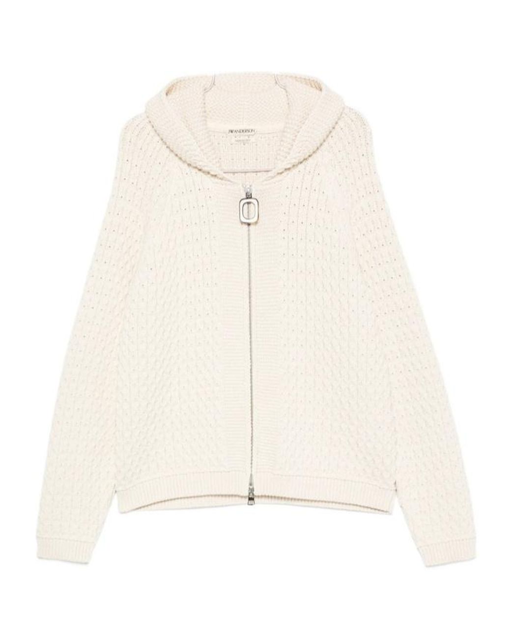 J.W. Anderson Natural Jw Anderson Cable Zip Cardigan for men