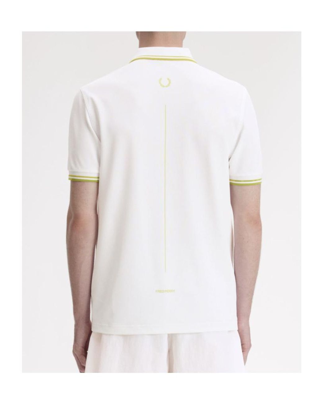 Fred Perry White Tennis Shirt for men