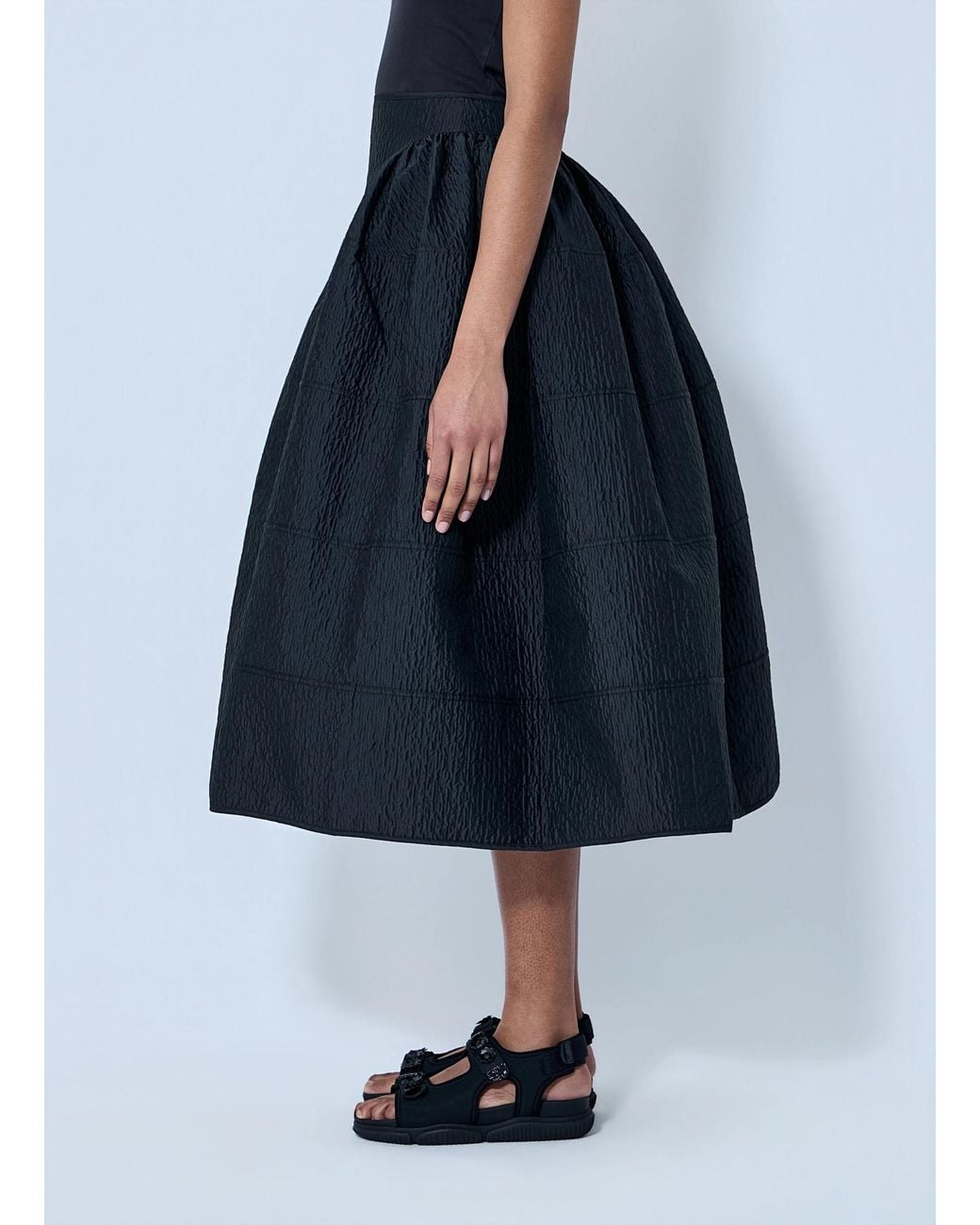 CECILIE BAHNSEN Blue Midi Skirts