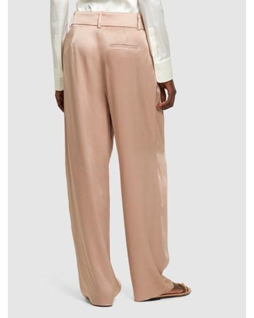 Giorgio Armani Natural Belt Loop Crease Casual Pants